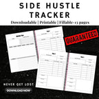 Side Hustle Planner & Trackers Bundle
