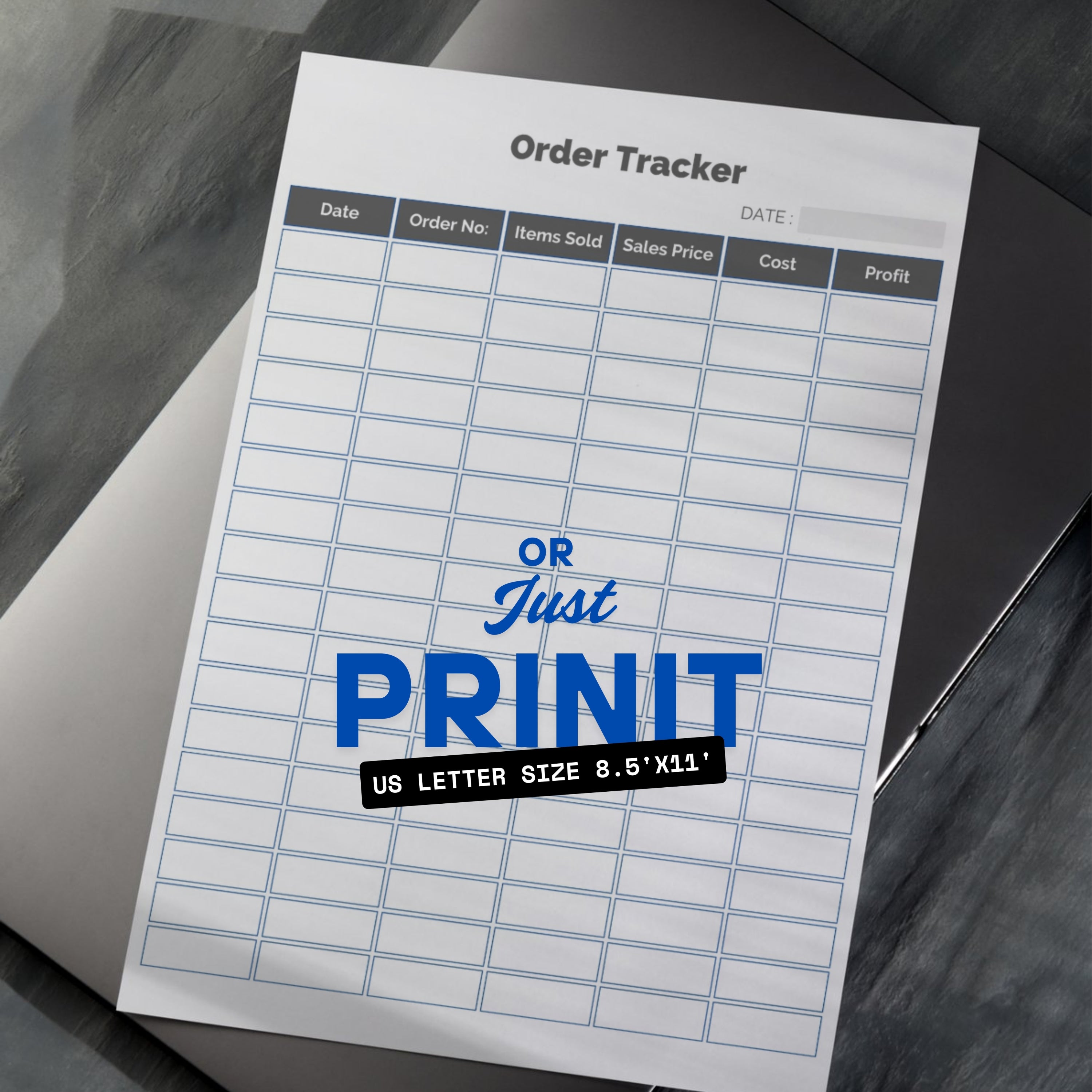 Orders Tracker PDF
