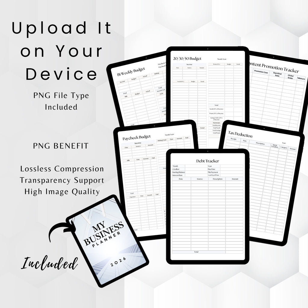 All In One Business Planner Bundle 2026