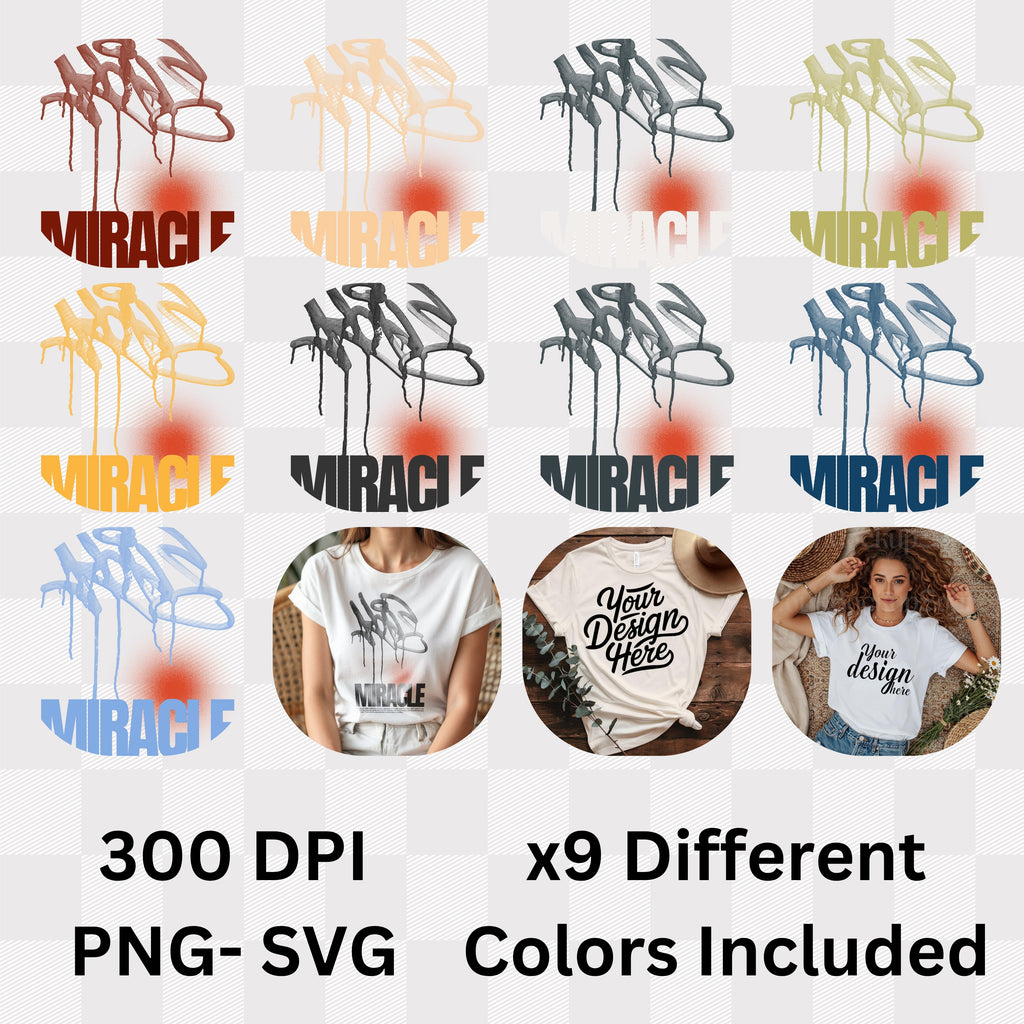 Miracle - Graffiti Hope Faith Extraordinary Belief Statement Artwork