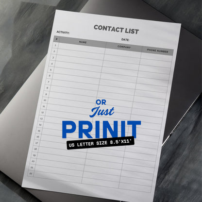 Contact List PDF Paper V1