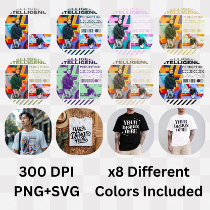 Intelligence Perception - Urban Streetwear Philosophical Statement Artwork