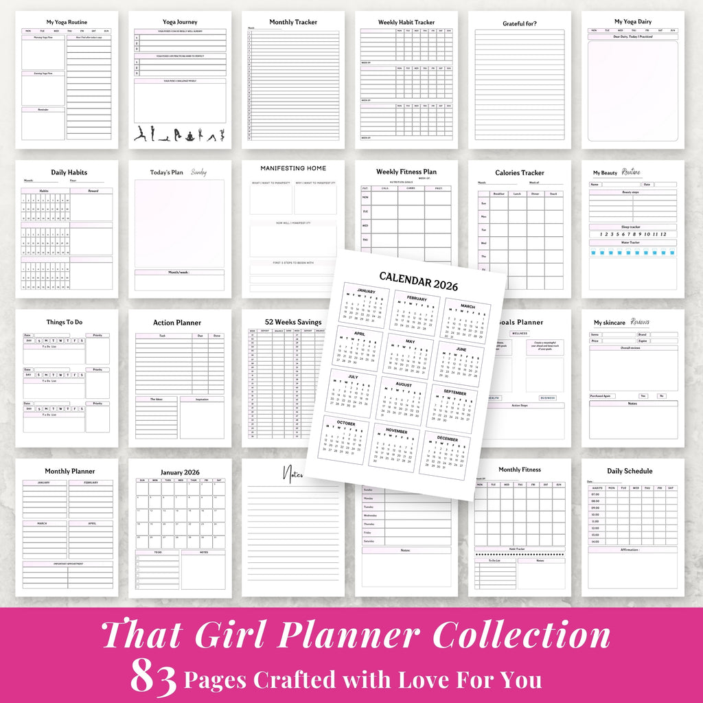 That Girl Planner Bundle 2026