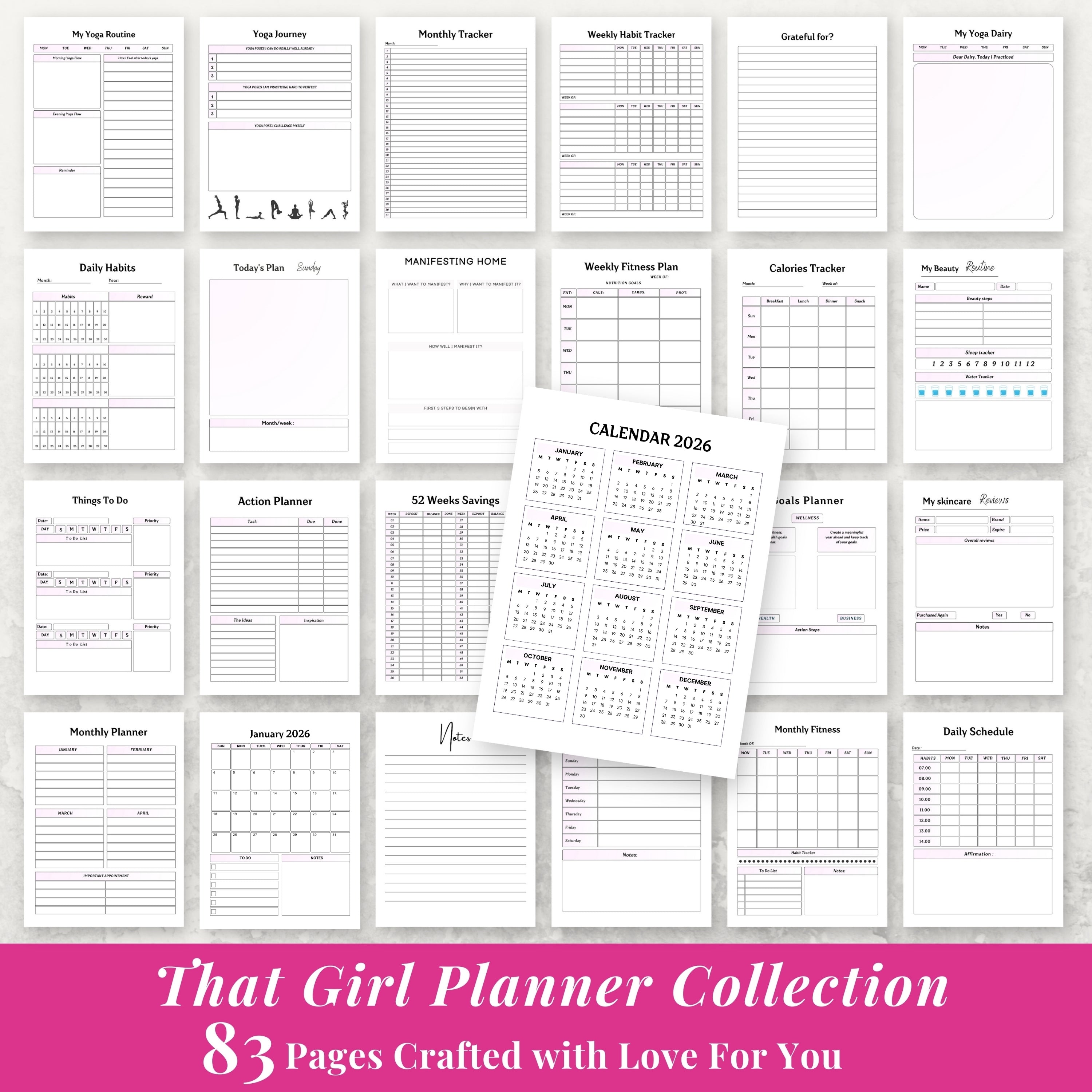 That Girl Planner Bundle 2026