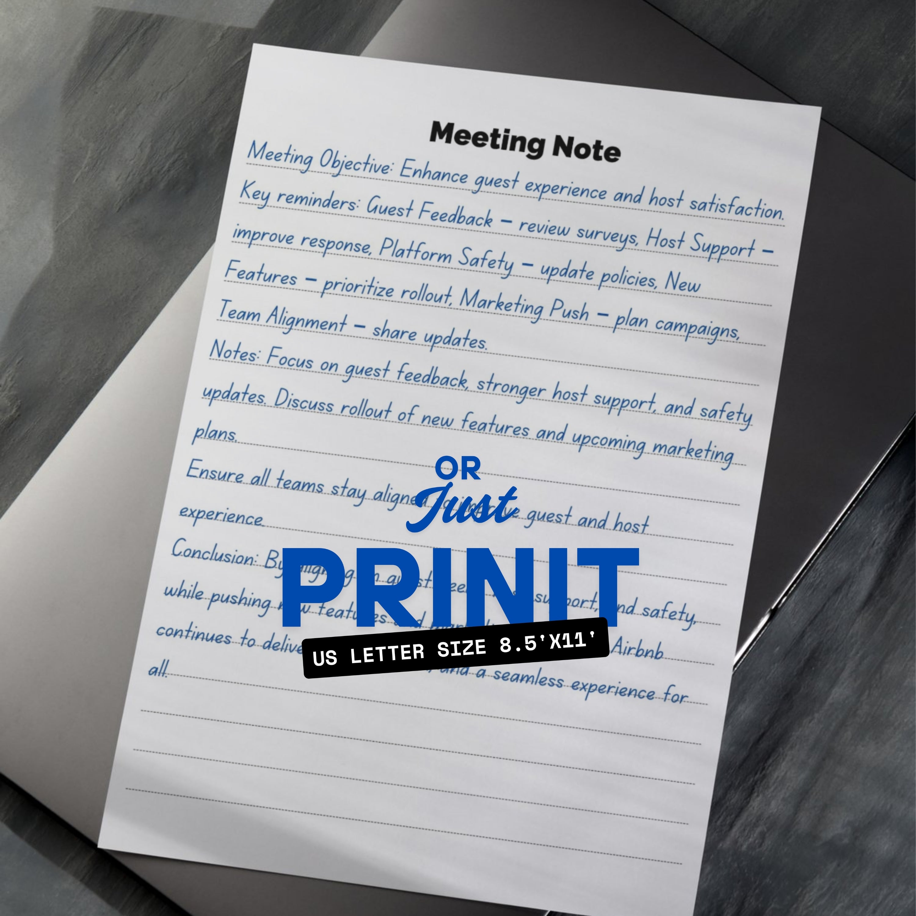 Meeting Notes' Paper V2