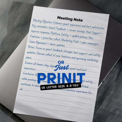 Meeting Notes' Paper V2