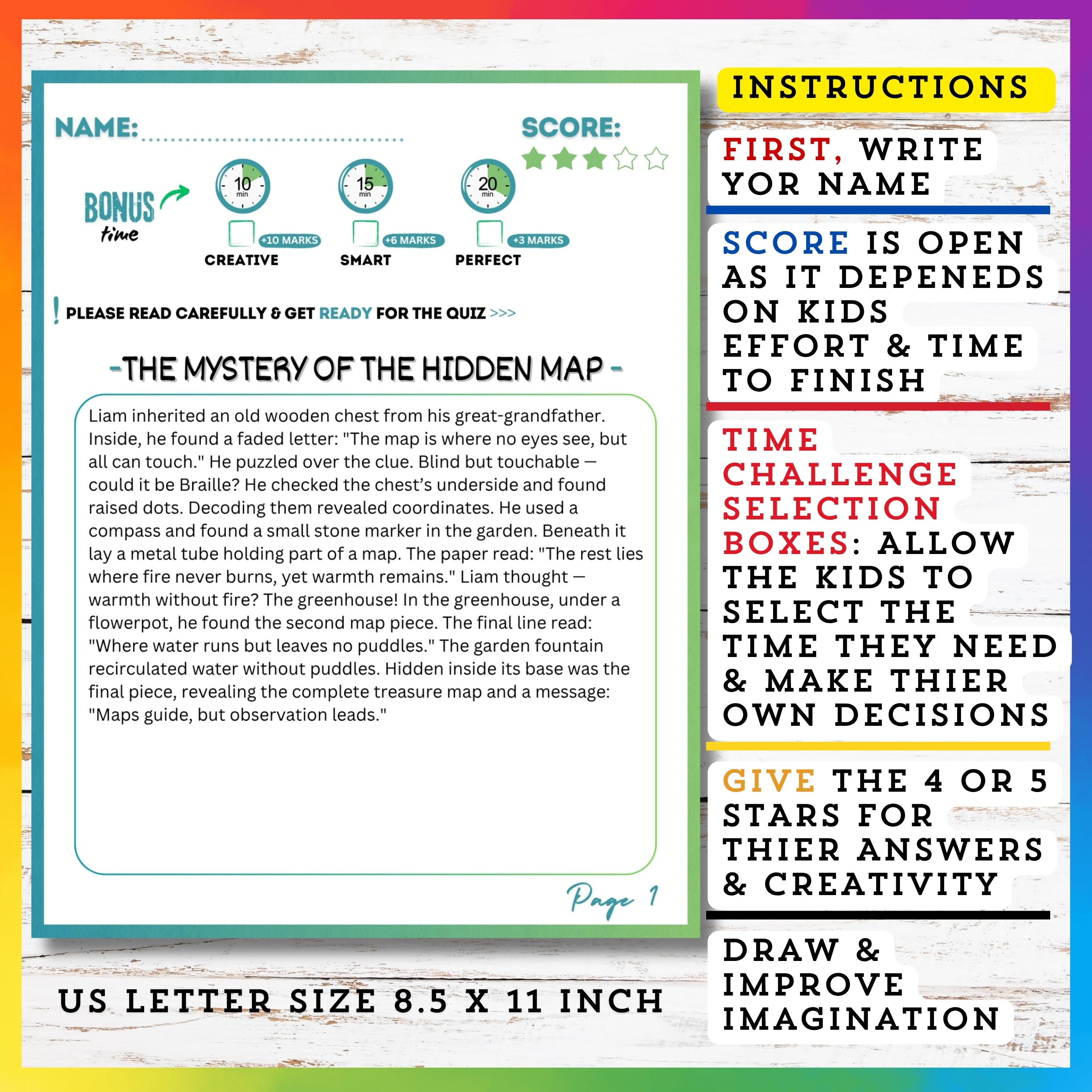 Mystery Reading Stories