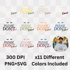 Please Don't Disturb - Peaceful Introvert Statement Artwork