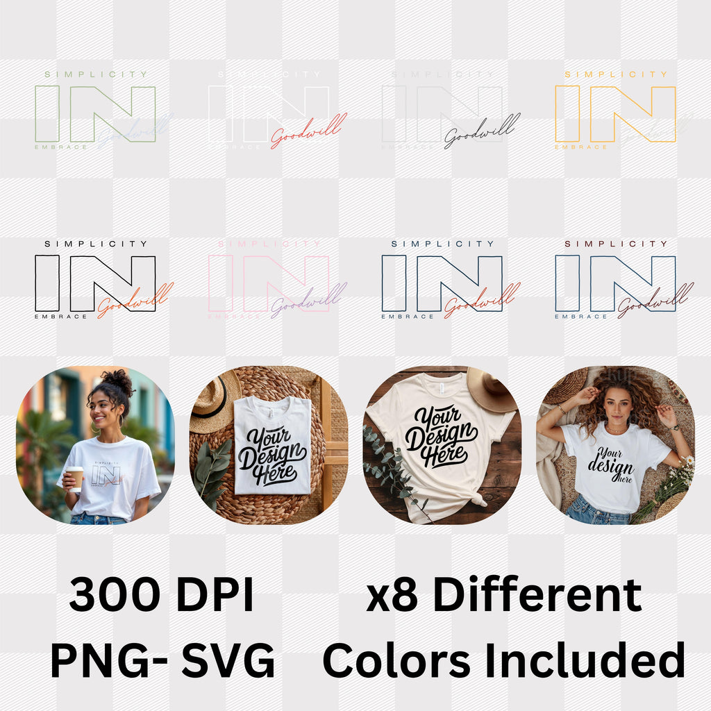 Simplicity In Goodwill Embrace - Minimalist Kindness Philosophy Statement Artwork