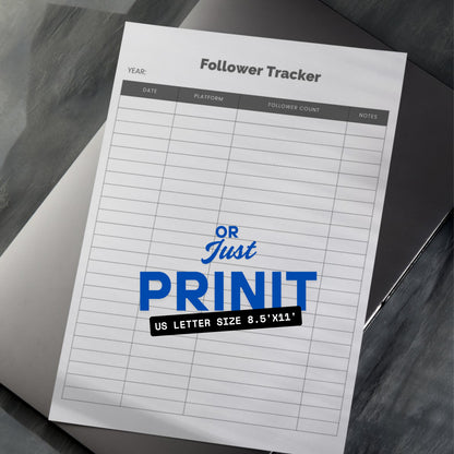 Follower Tracker PDF Paper