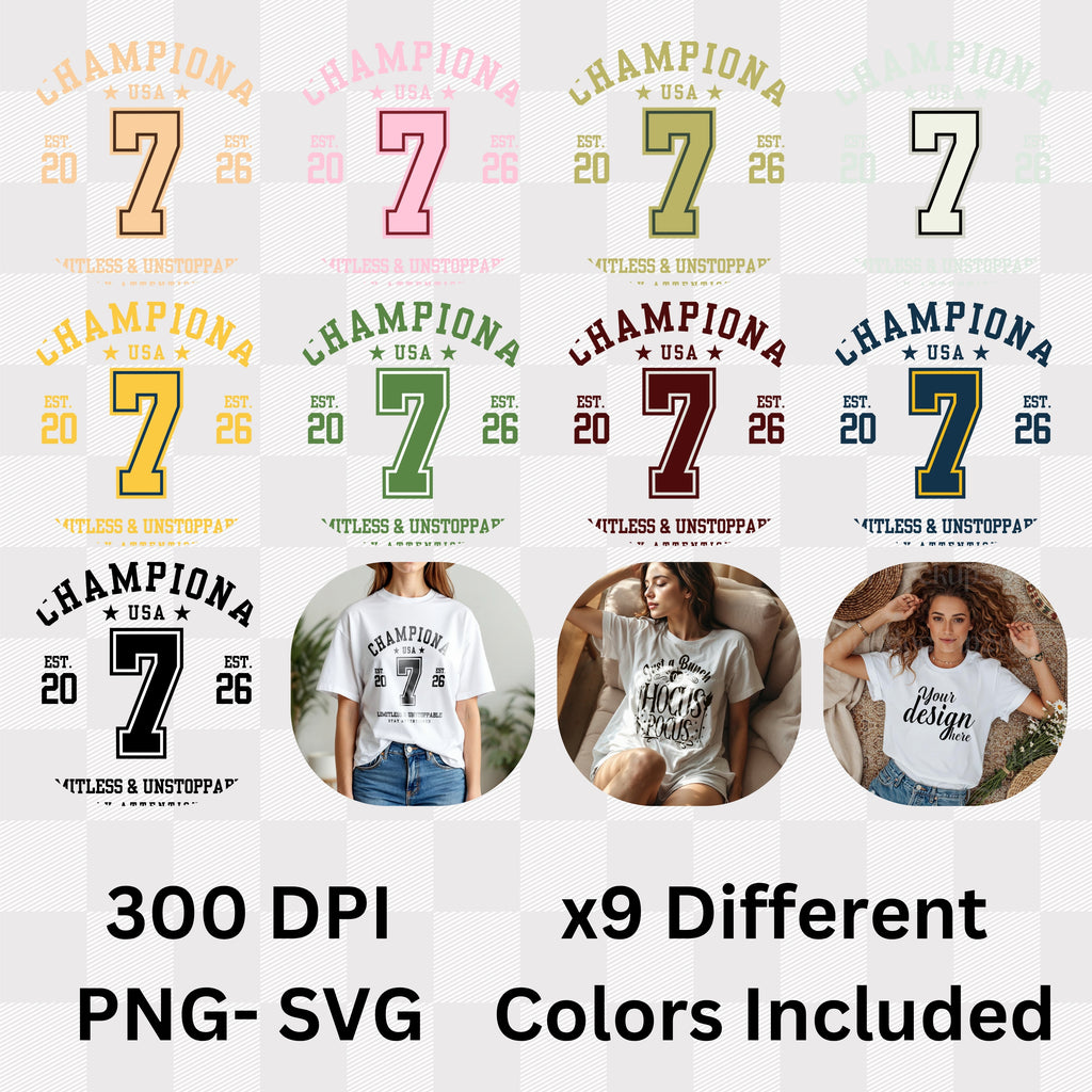 Championa Limitless Unstoppable - Athletic Varsity Champion Sports Statement Artwork