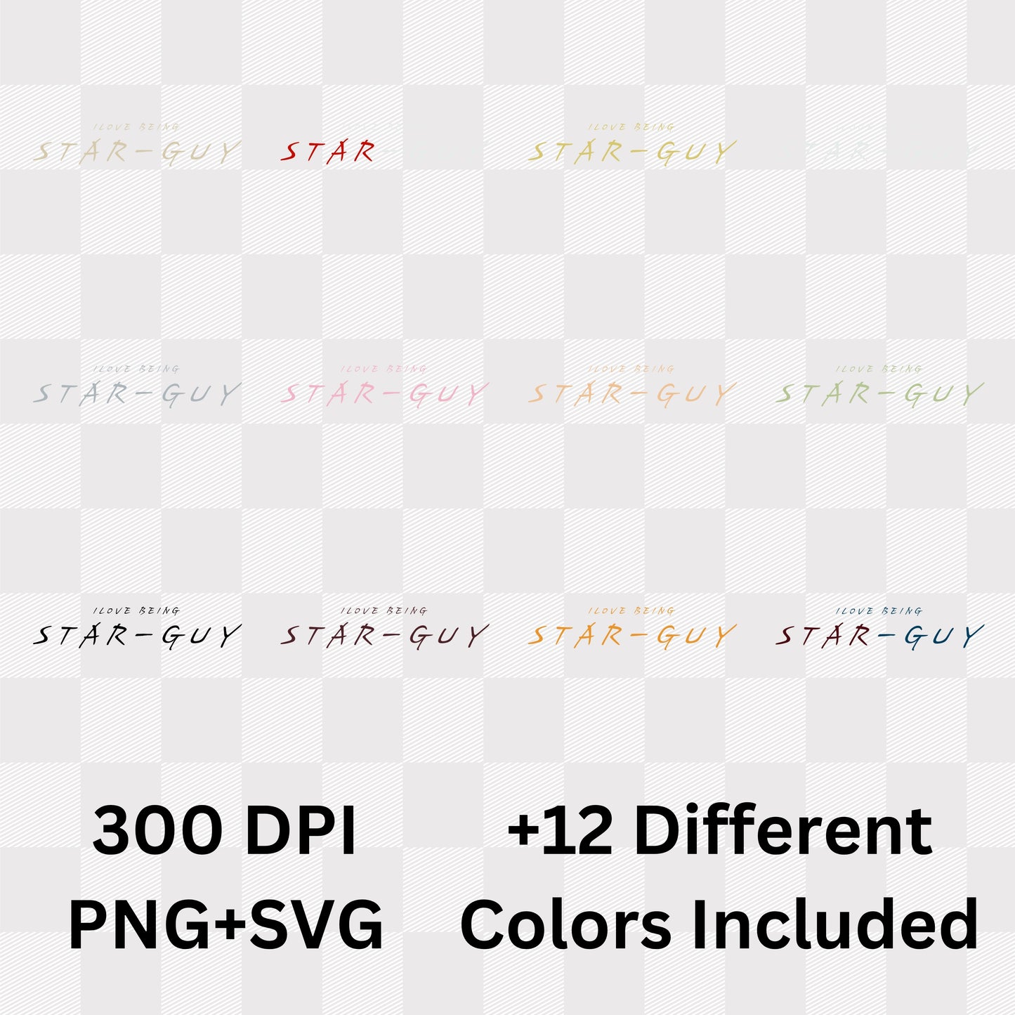 I Love Being Star Guy - Minimalist Confidence Statement Artwork