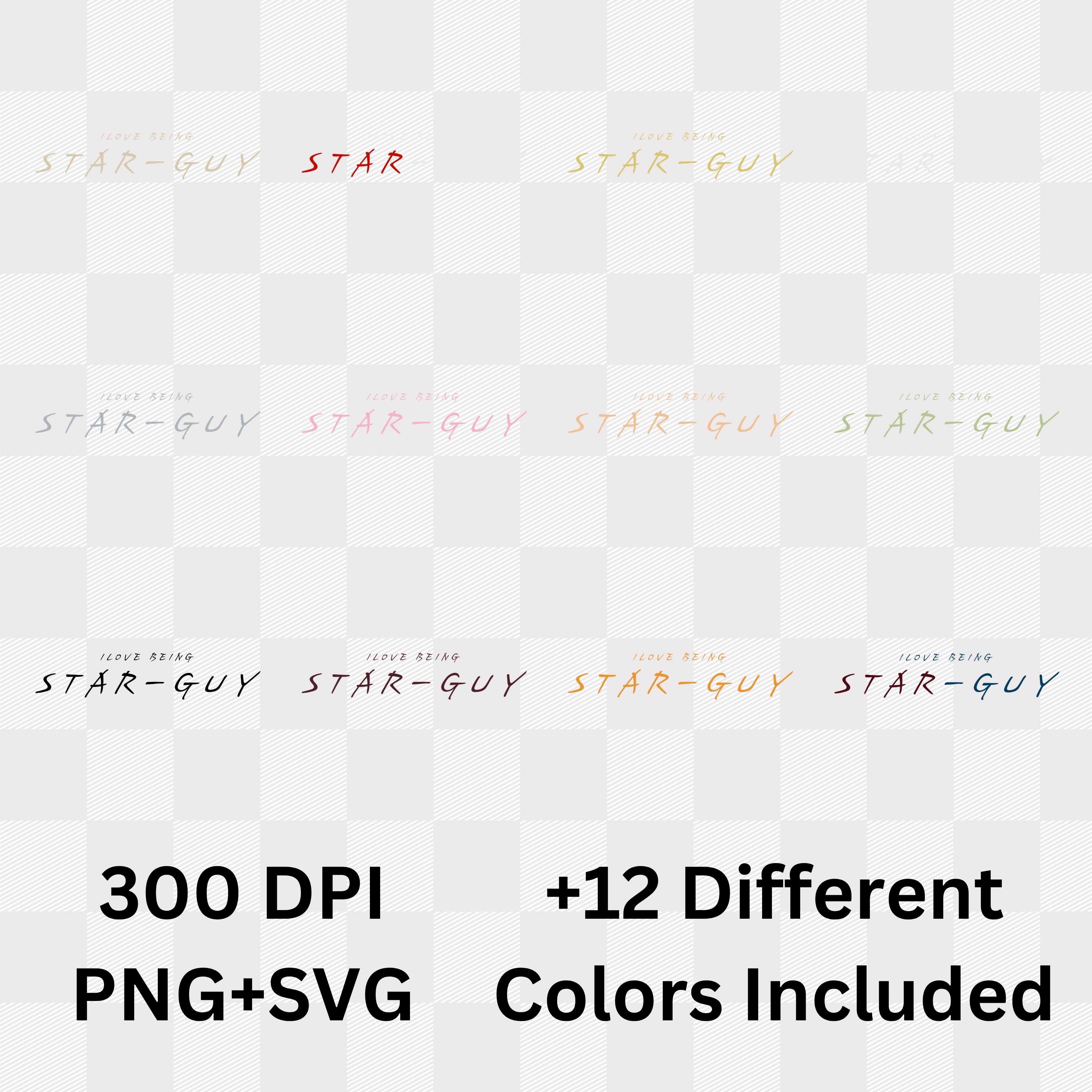 I Love Being Star Guy - Minimalist Confidence Statement Artwork