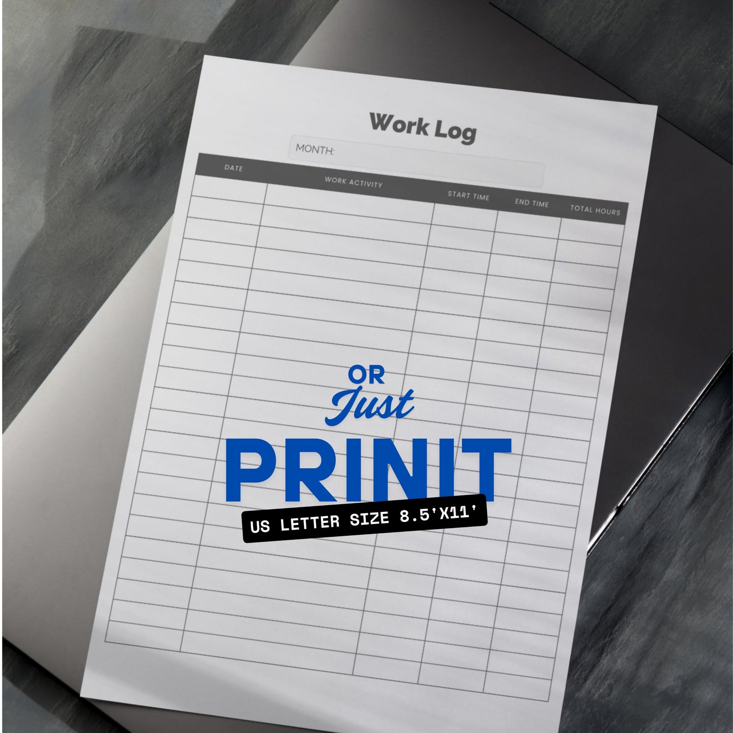 Work TIme Log Planner