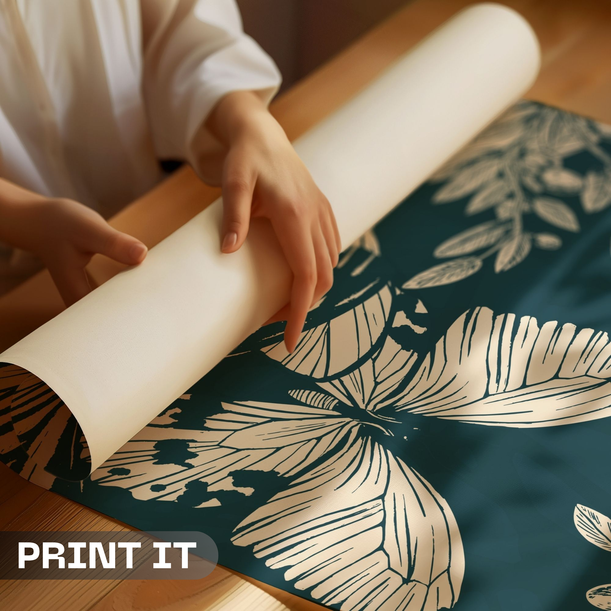 God Saves Us - Faith Butterfly & Olive Branch Wall Art