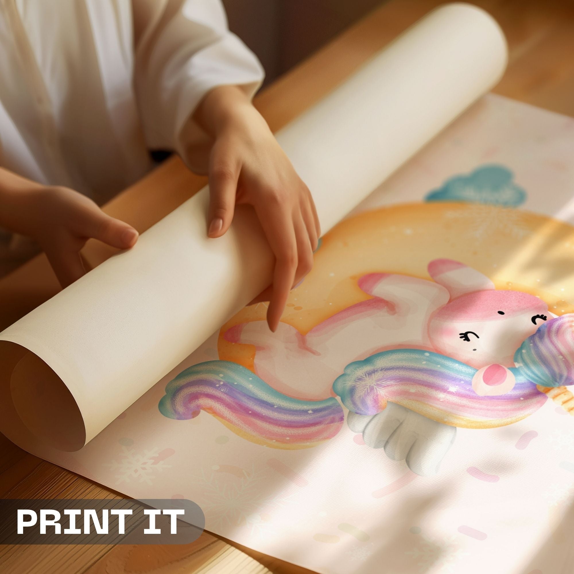 Nap Time Best Time - Dreamy Unicorn Nursery Wall Art