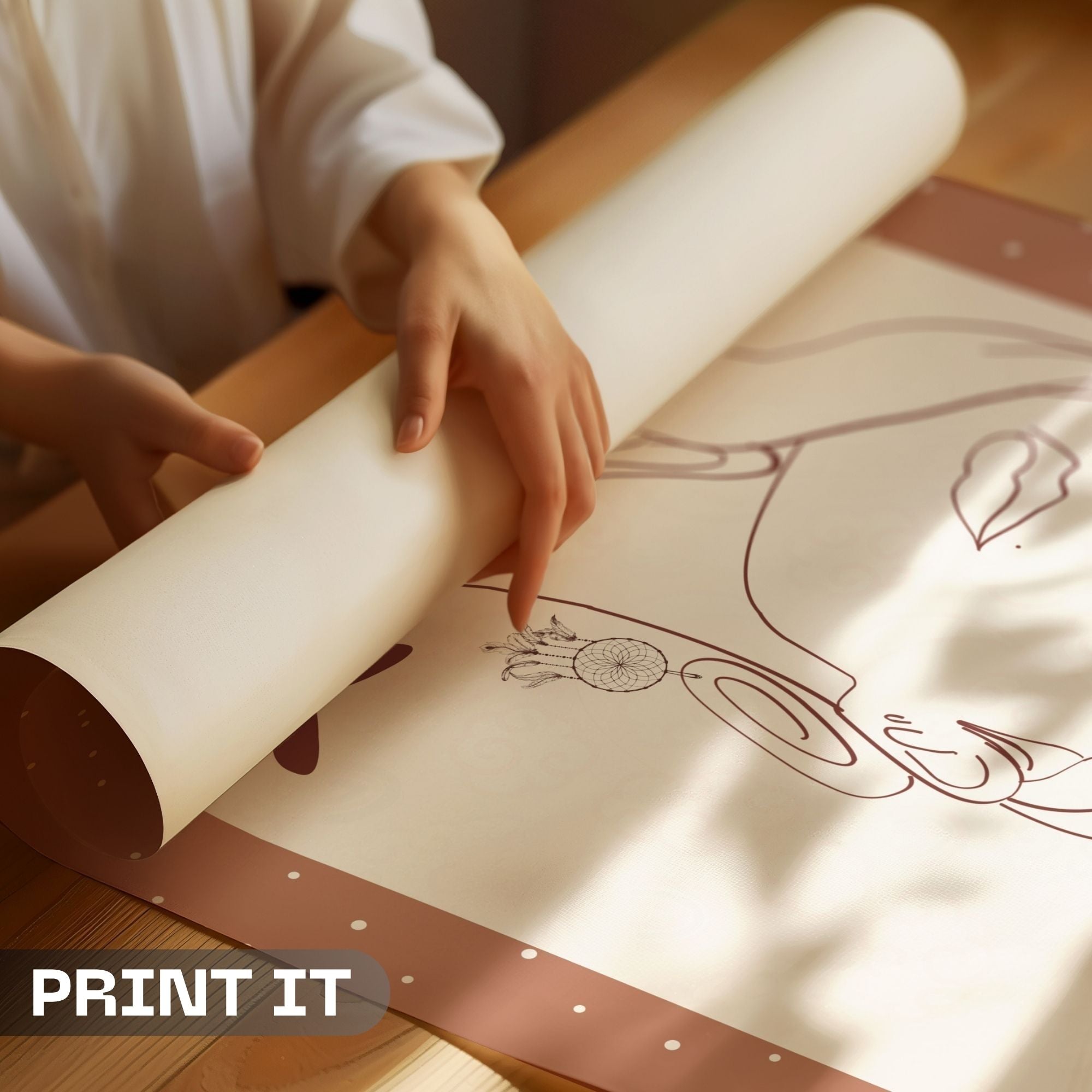 Dreams Catcher - Boho Feminine Empowerment Wall Art