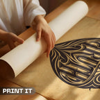 Facing Truth - Vintage Motivational Wall Art with Heart Design