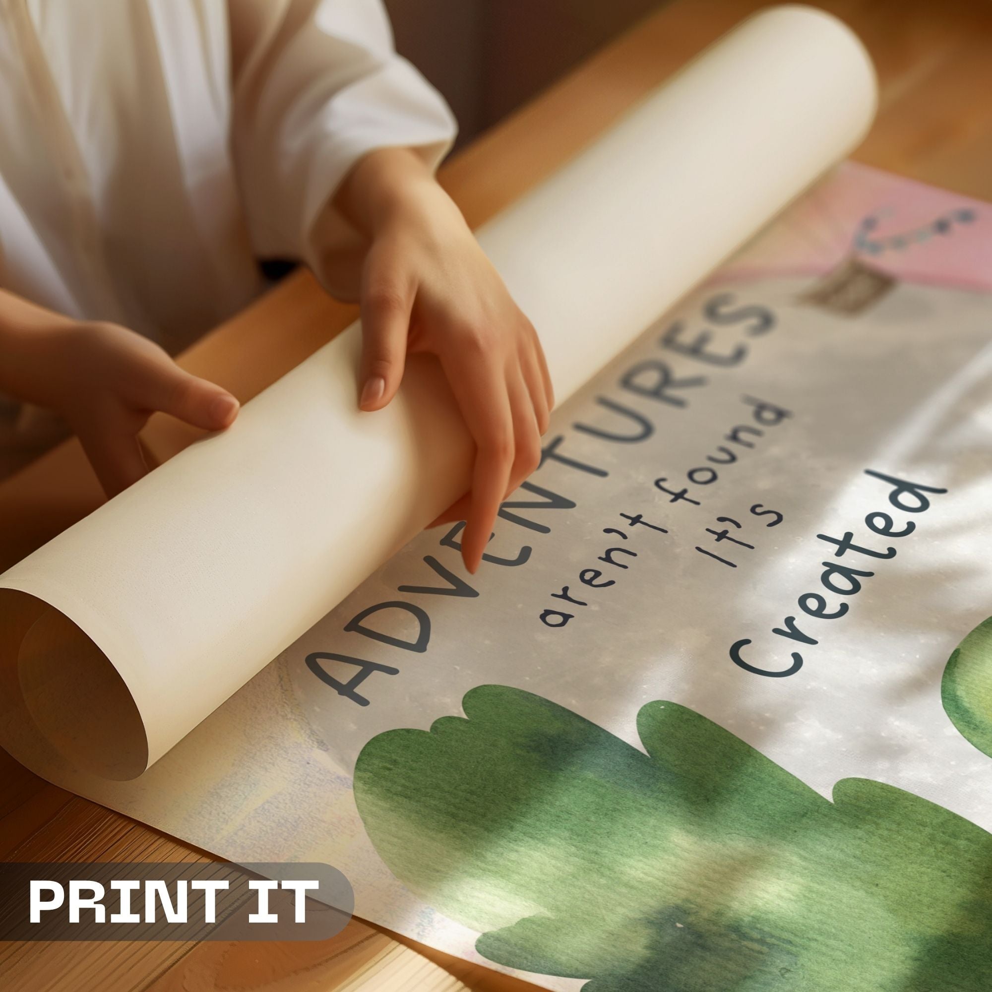 Adventures Aren't Found It's Created Wall Art