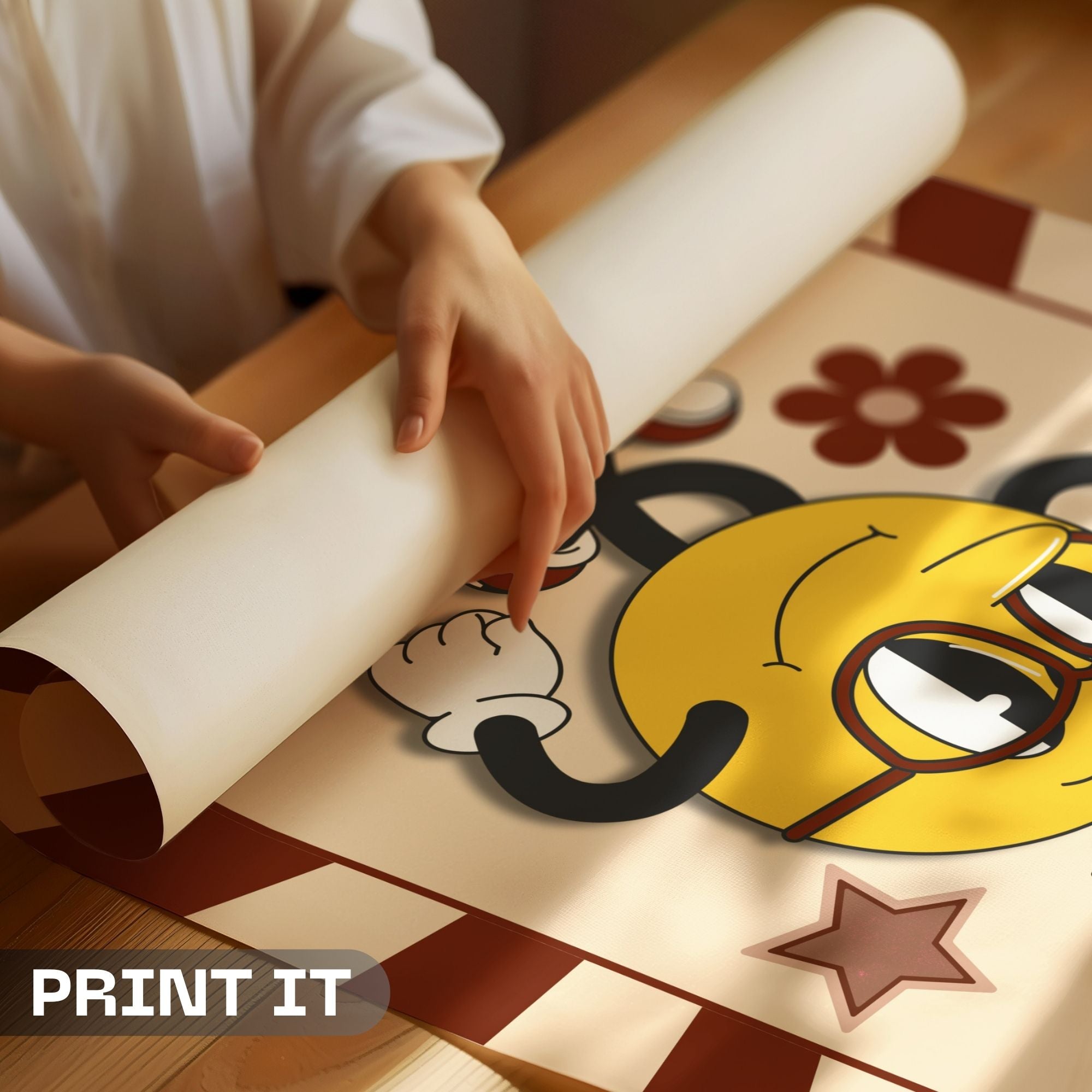 Have Fun Stay Focus Retro Wall Art