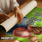 My Dad, My Backbone - Father-Daughter Bond Wall Art