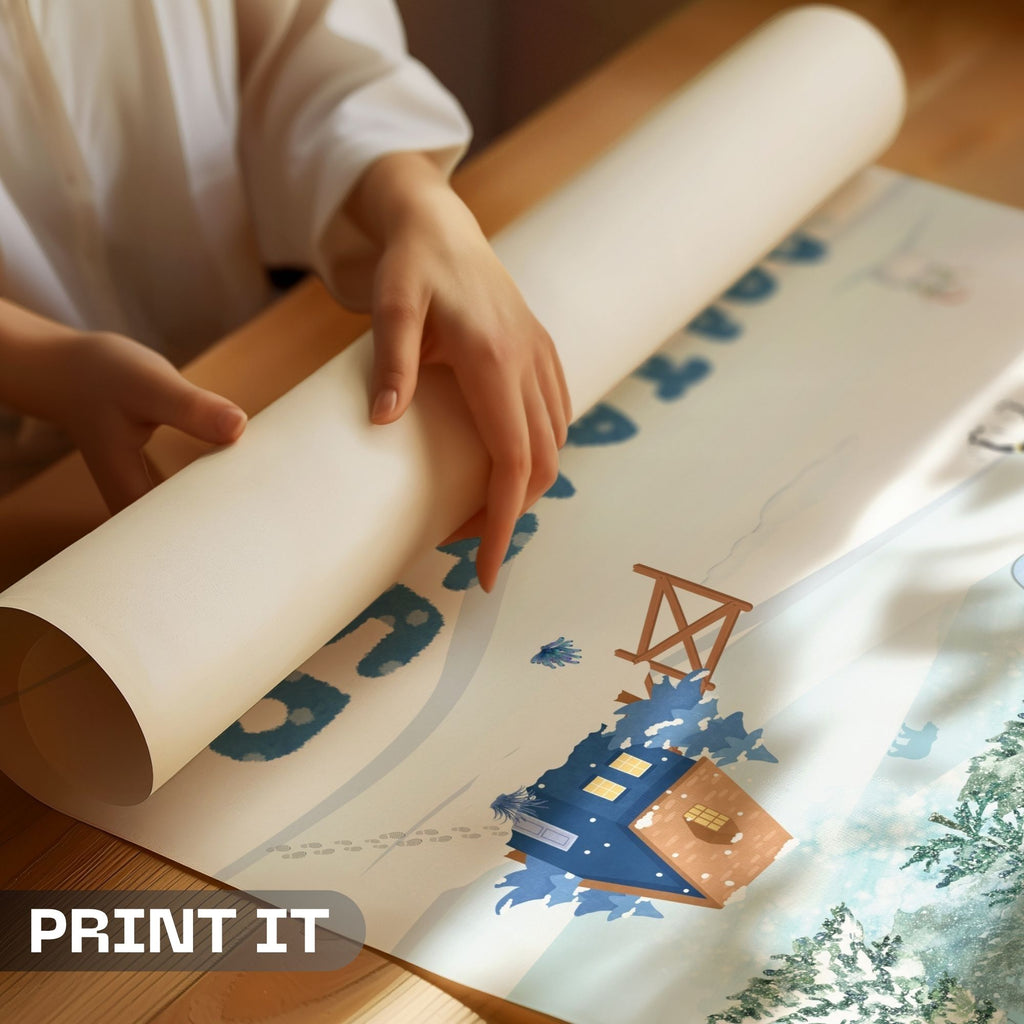 Winter With Love - Cozy Iced Time Landscape Wall Art