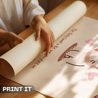 Endless Potential - Inspirational Kawaii Cat Wall Art