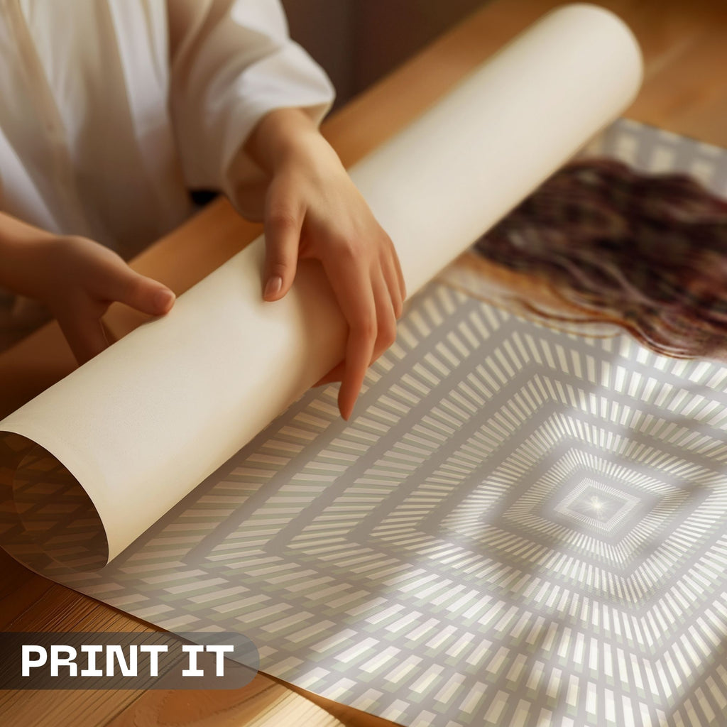 Infinite Perspective - Contemplative Woman Wall Art