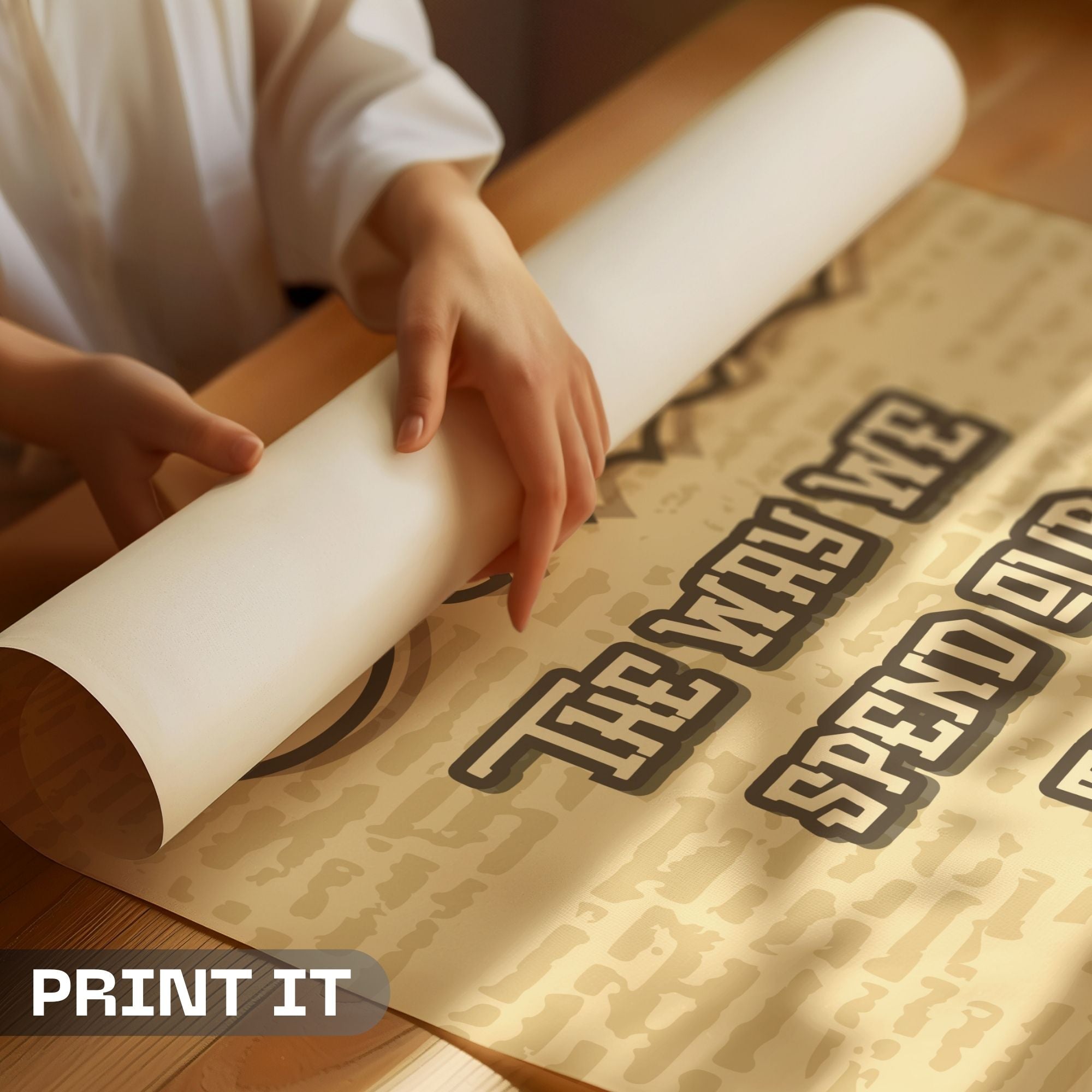 Time Defines Who We Are - Gothic Wisdom Wall Art