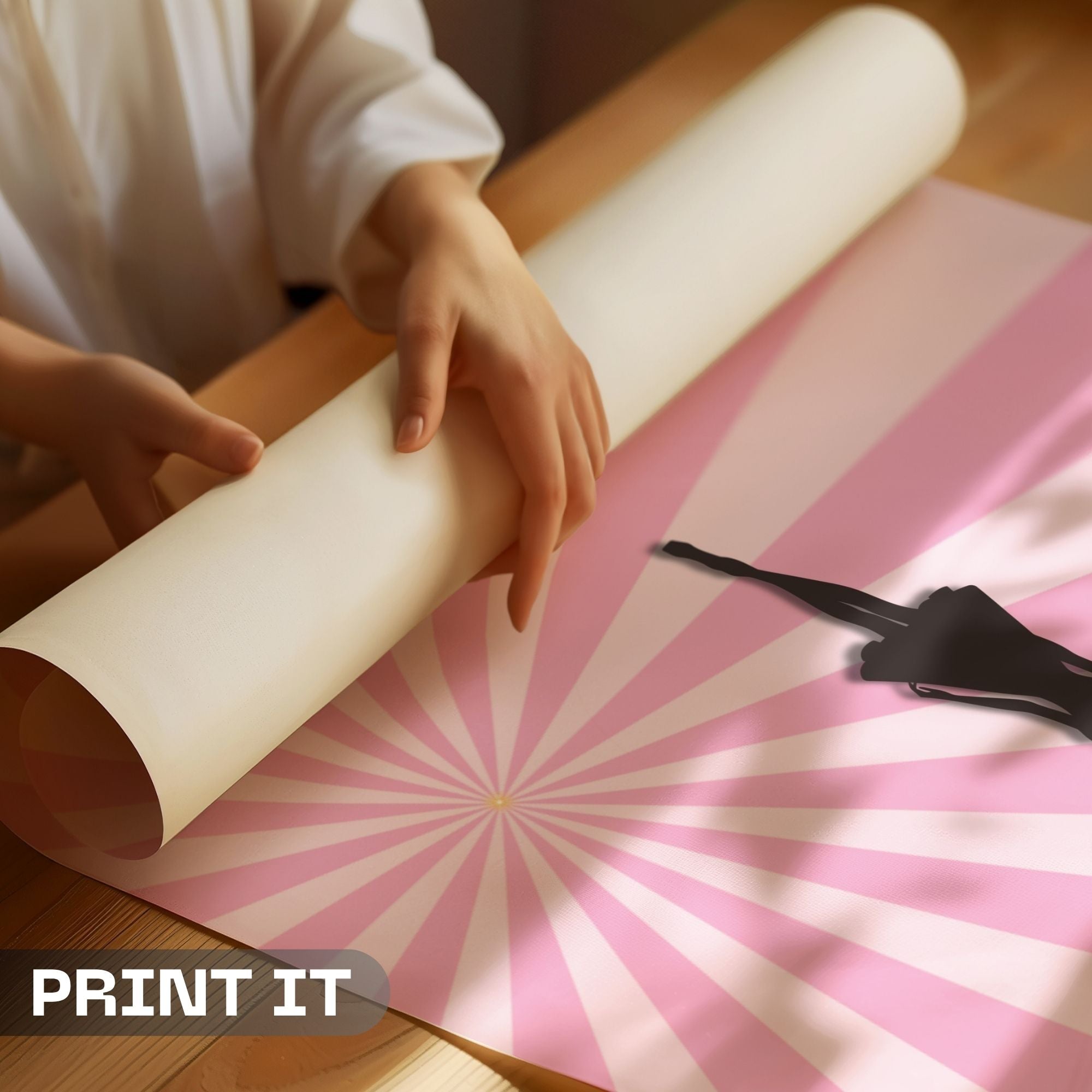 Potential Endless - Retro Empowerment Wall Art