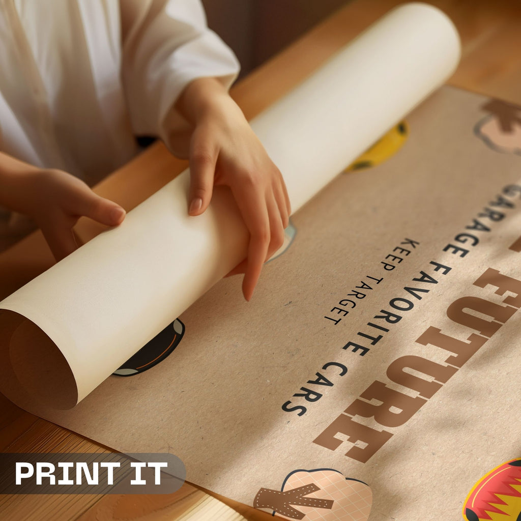 My Future Garage Favorite Cars Wall Art