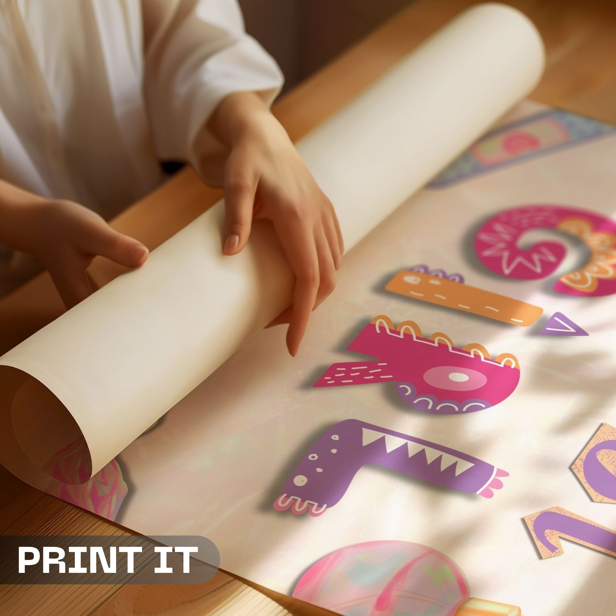 Cool Girl - Playful Teen Room Wall Art Print | Fun Typography Poster