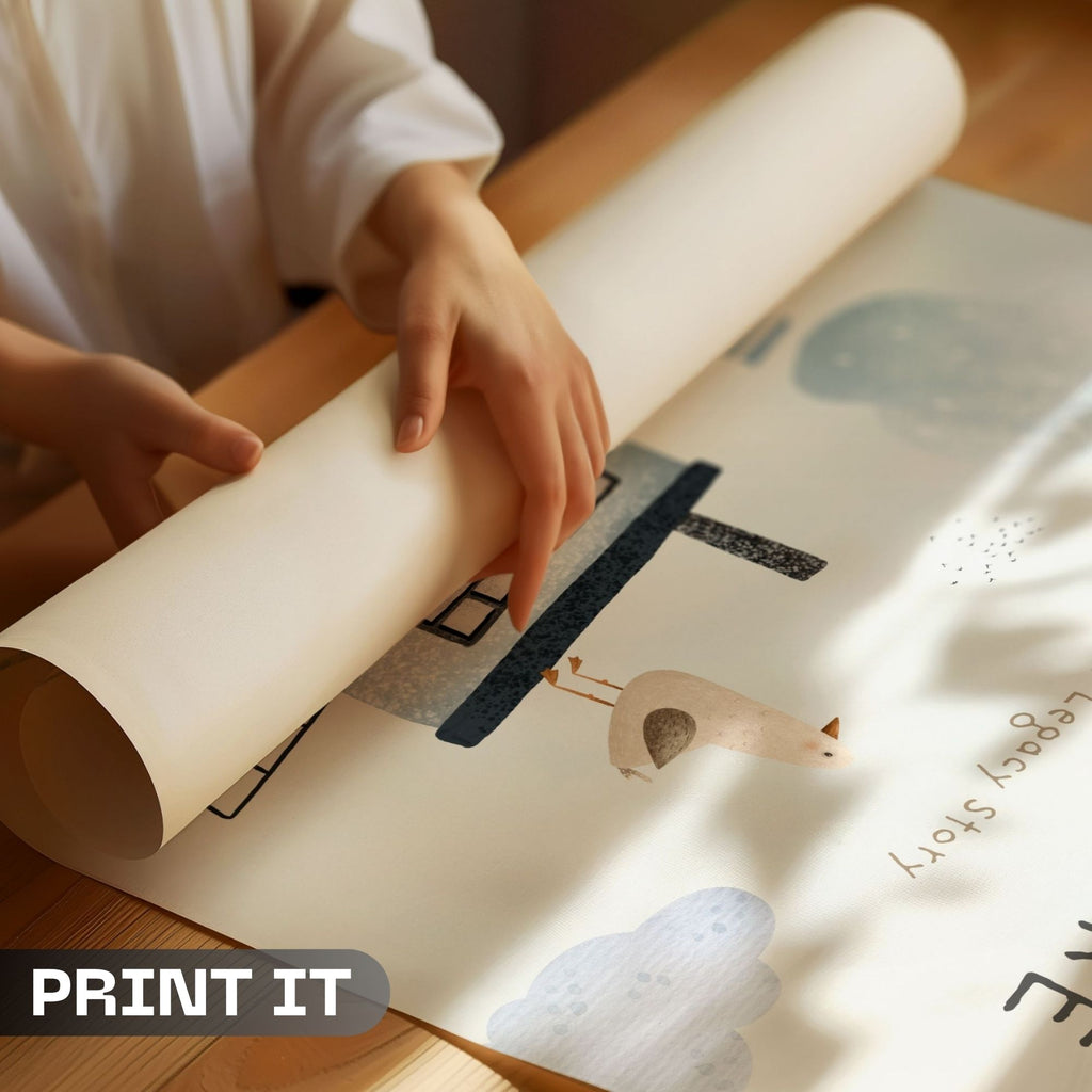 Adventure Awaits  - Whimsical Nautical Wall Art for Dreamers