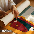 Success Through Consistency - Motivational Wall Art