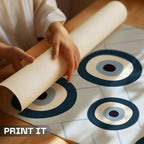 Evil Eye Protection - Mediterranean Talisman Pattern Wall Art