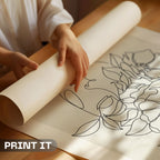 Be Kind Keep Your Mind - Mental Wellness Floral Head Wall Art