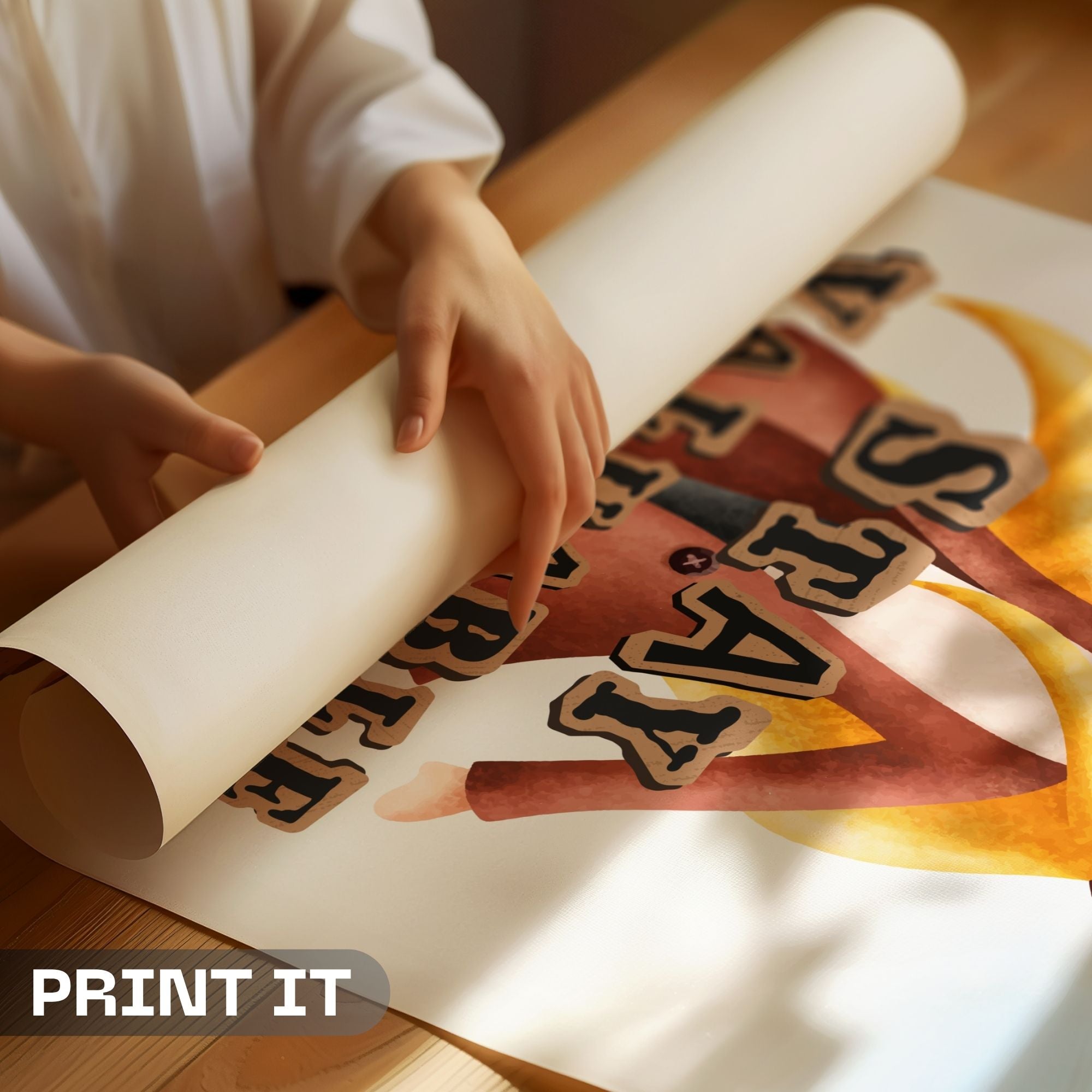 Stay Valuable - Whimsical Character Empowerment Wall Art