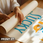 Today Is Lucky Day - Motivational Typography Wall Art