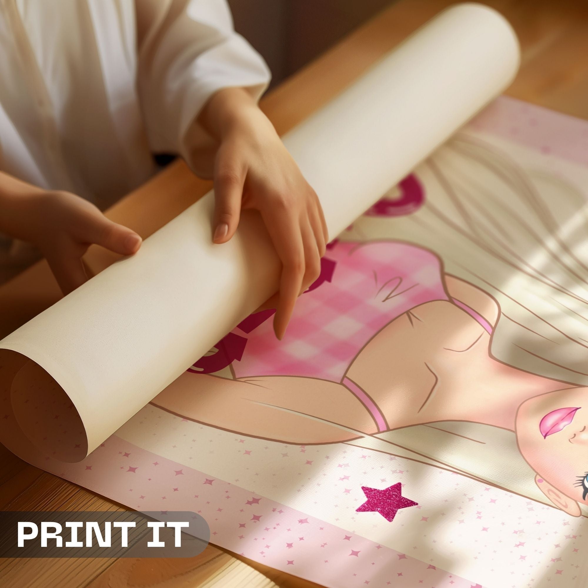 Super Girl Power - Glamorous Confidence Wall Art