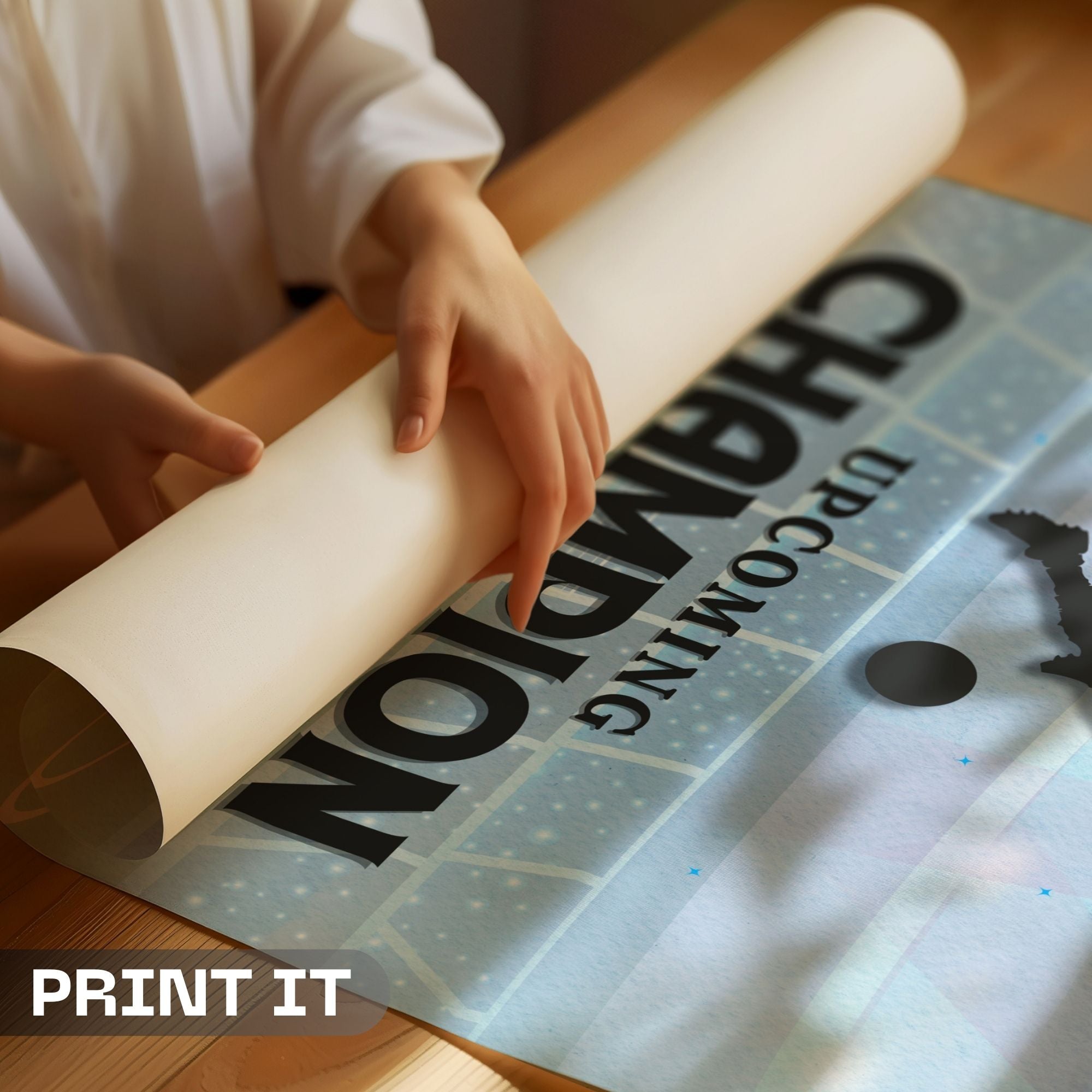 Upcoming Champion - Soccer Stadium Inspiration Wall Art