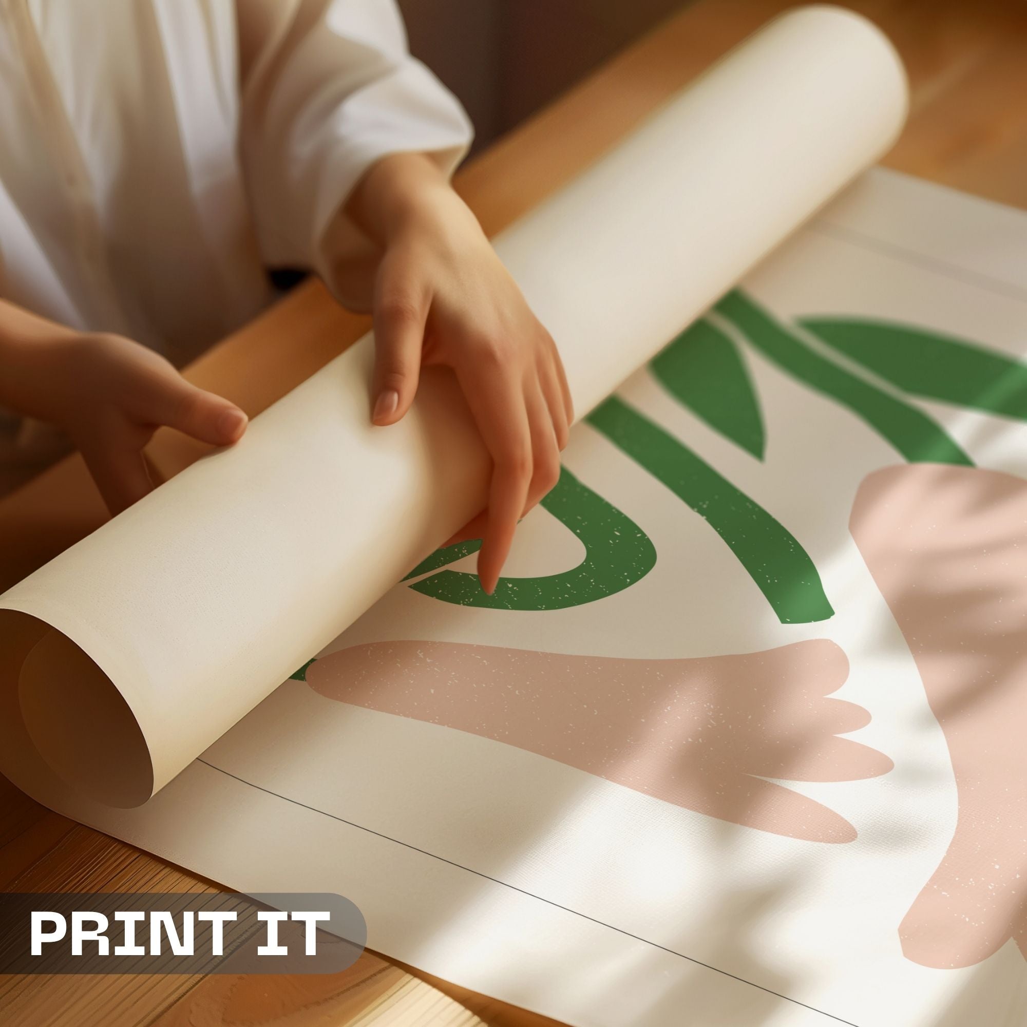 Stay Natural - Abstract Botanical Harmony Wall Art