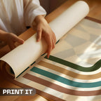 2017 Retro Wave Abstract Wall Art