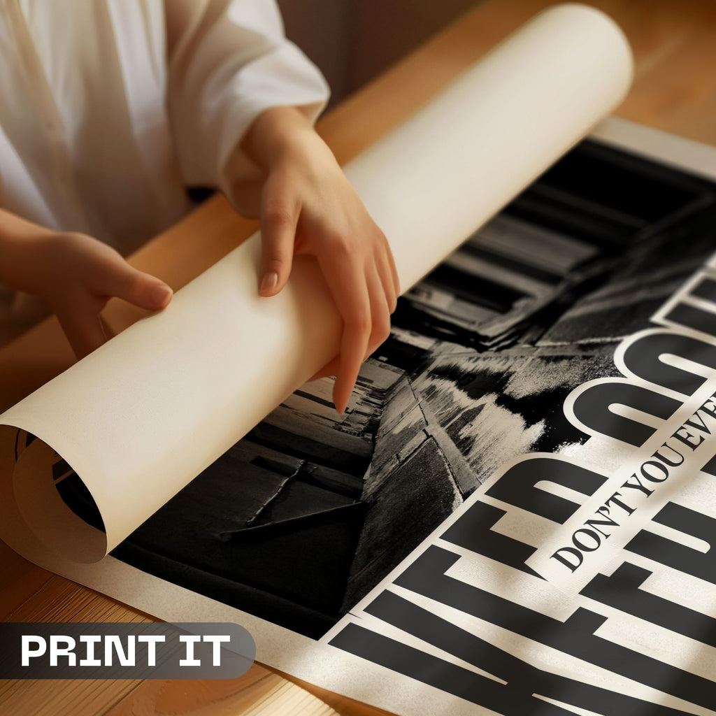 Keep Going - Don't You Ever Stop Motivational Wall Art