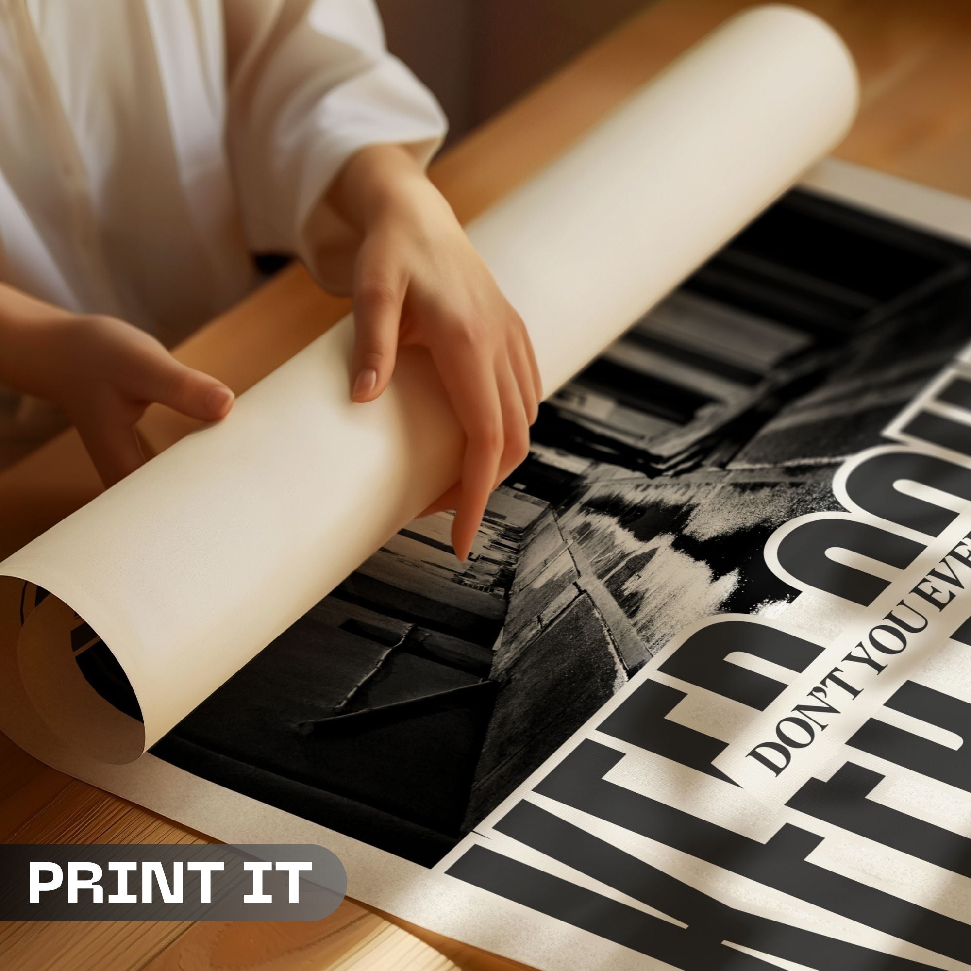 Keep Going - Don't You Ever Stop Motivational Wall Art