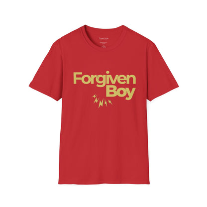 Forgiven Boy - Faith-Based Redemption Statement Artwork Tee