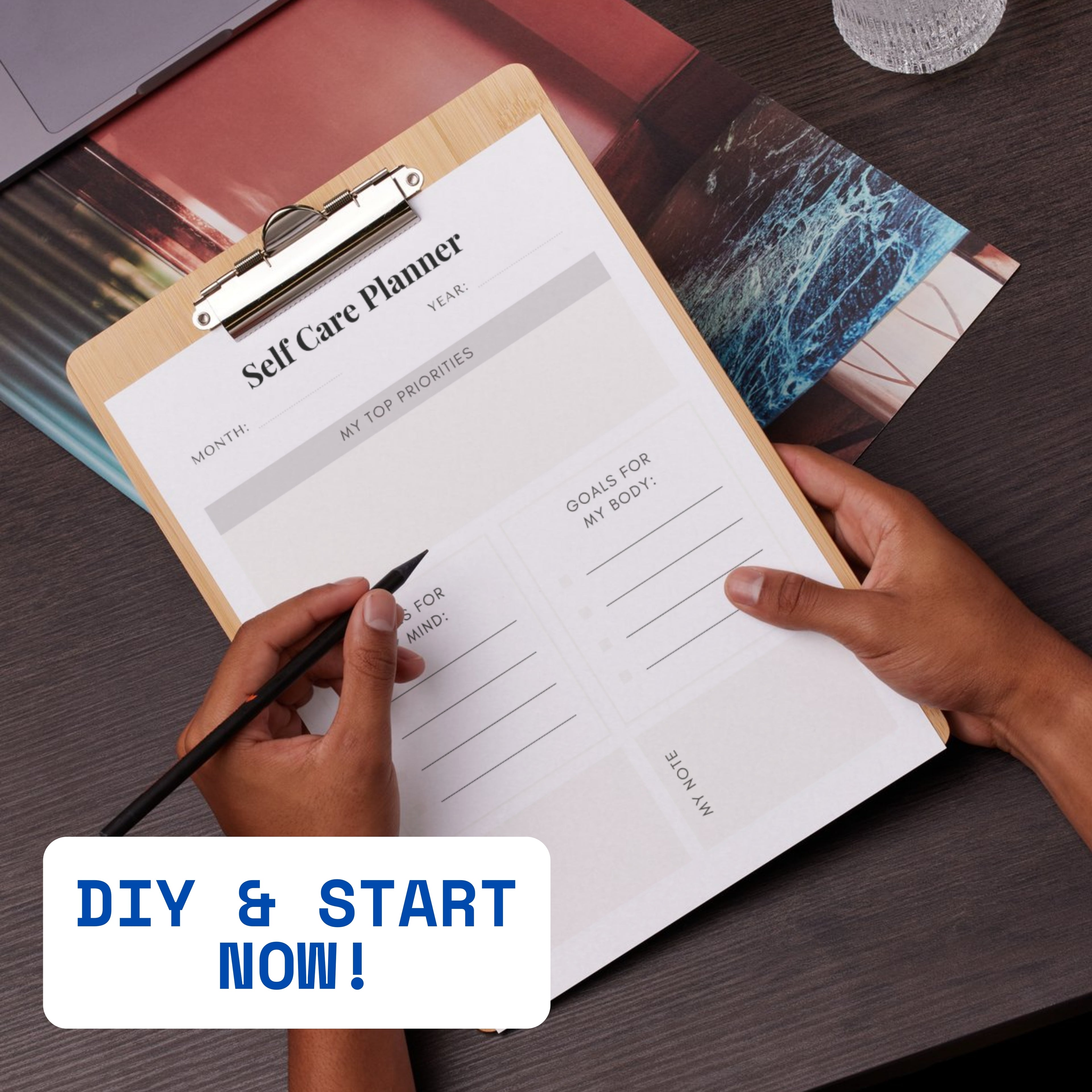 Selfcare & Wellness Planner Bundle