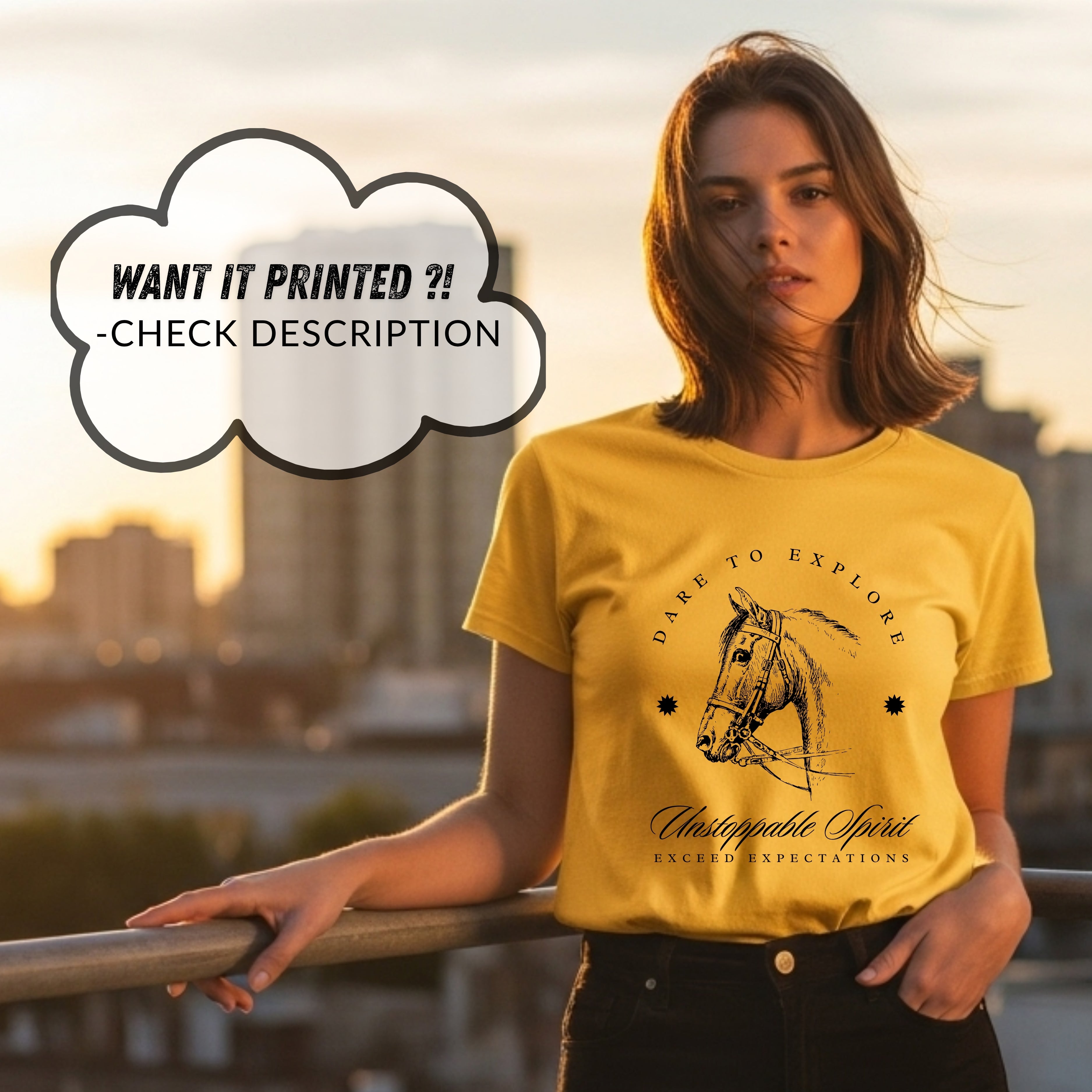 Dare to Explore - Unstoppable Spirit Equestrian Circle Artwork