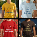 Let My Smile Shine - Positive Vibes Happiness Statement Artwork
