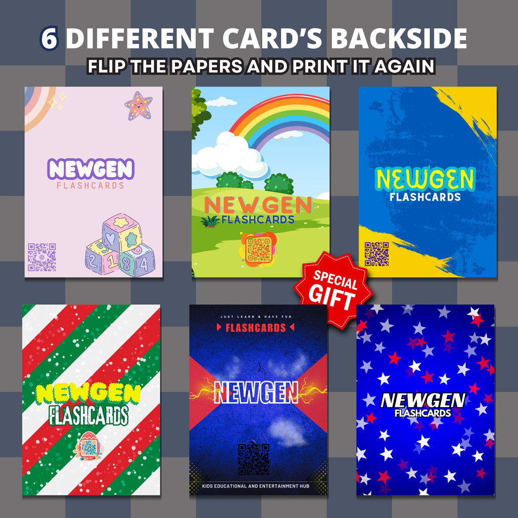 Animals & Objects Alphabet Flashcards