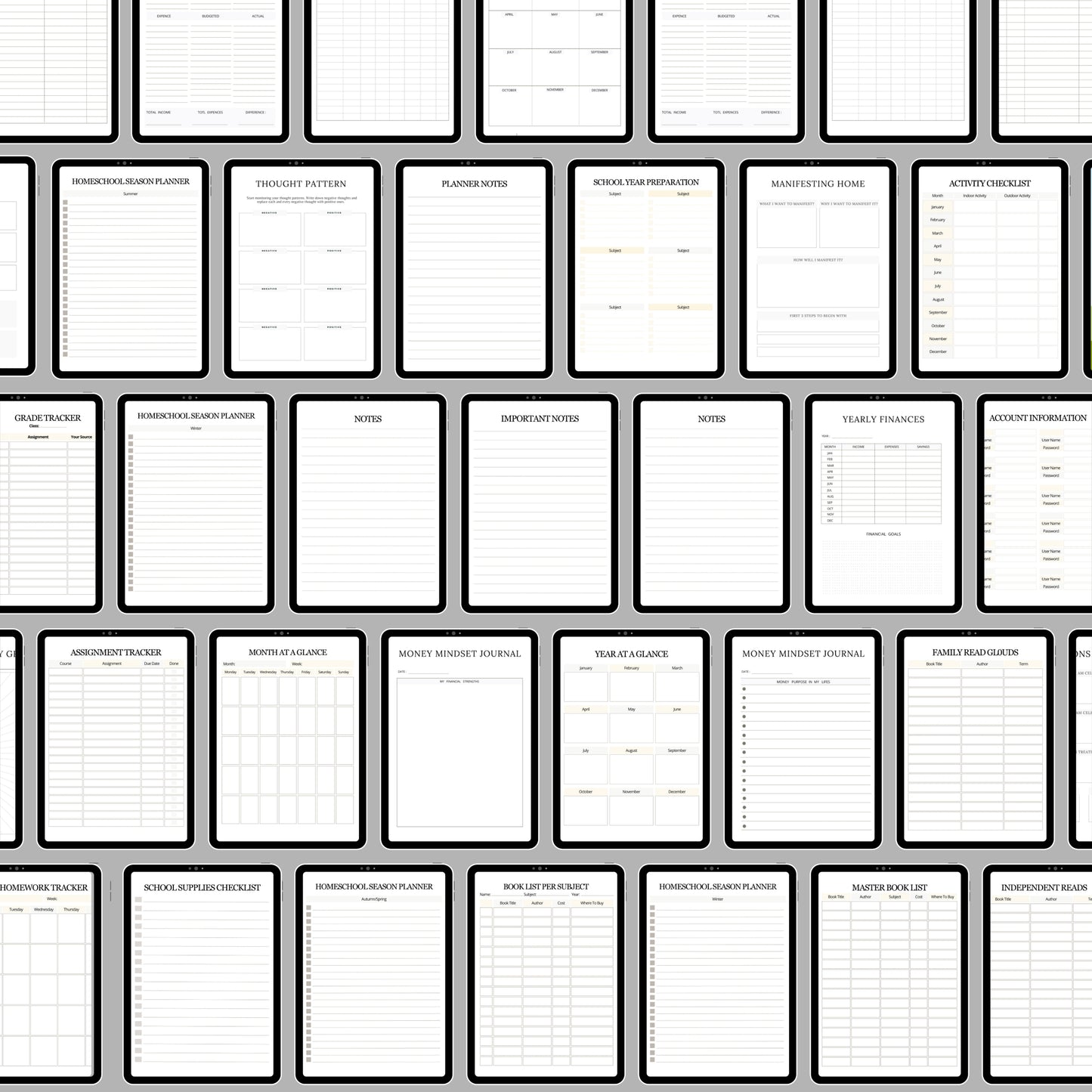 Home Collegian Planner Bundle